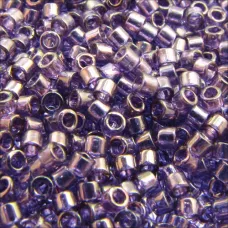 DB0117B Lavender Blue Gold Luster, Size 11/0 Miyuki Delica Beads, 50gm bag DB0117B Lavender Blue Gold Luster, Size 11/0 Miyuki Delica Beads, 50gm bag