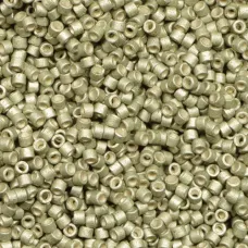 DB1170 Galvanized Matte Aloe, Size 11/0 Miyuki Delica Beads, 50 Grams DB1170 Galvanized Matte Aloe, Size 11/0 Miyuki Delica Beads, 50 Grams