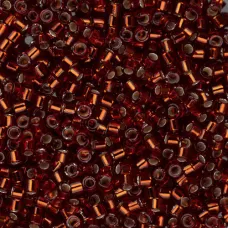 DB1202B Dark Cranberry Red Silver Lined, Size 11/0 Miyuki Delica Beads, 50gm bag DB1202B Dark Cranberry Red Silver Lined, Size 11/0 Miyuki Delica Beads, 50gm bag