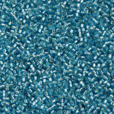 DB1209 Blue Ocean Silver Lined, Size 11/0 Miyuki Delica Beads, 50g approx. DB1209 Blue Ocean Silver Lined, Size 11/0 Miyuki Delica Beads, 50g approx.