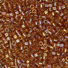 DB1241B Marigold Transparent AB, Size 11/0 Miyuki Delica Beads, 50gm bag DB1241B Marigold Transparent AB, Size 11/0 Miyuki Delica Beads, 50gm bag