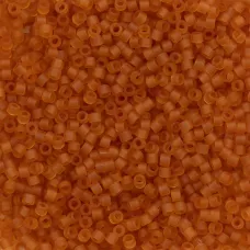 DB1261 Marigold Transparent Matte, Size 11/0 Miyuki Delica Beads, 50g approx. DB1261 Marigold Transparent Matte, Size 11/0 Miyuki Delica Beads, 50g approx.