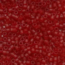 DB1262 Matte Dark Cranberry, Size 11/0 Miyuki Delica Beads, 50g approx.