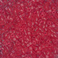 DB1308 Pink Bubble Gum Transparent Dyed, Size 11/0 Miyuki Delica Beads, 50g appr...