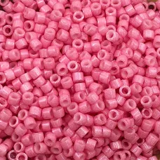 DB1371 Pink Carnation Opaque Dyed, Size 11/0 Miyuki Delica Beads, 50gm bag DB1371 Pink Carnation Opaque Dyed, Size 11/0 Miyuki Delica Beads, 50gm bag