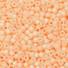 DB1492 Light Peach Opaque, Size 11/0 Miyuki Delica Beads, 50gm bag DB1492 Light Peach Opaque, Size 11/0 Miyuki Delica Beads, 50gm bag