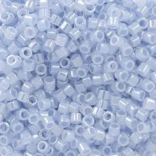 DB1537 Light Blue Sky Opaque Ceylon, Size 11/0 Miyuki Delica Beads, 50gm bag DB1537 Light Blue Sky Opaque Ceylon, Size 11/0 Miyuki Delica Beads, 50gm bag