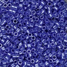 DB1569 Blue Cyan Opaque Luster, Size 11/0 Miyuki Delica Beads, 50g approx. DB1569 Blue Cyan Opaque Luster, Size 11/0 Miyuki Delica Beads, 50g approx.