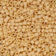 DB1581 Ivory Pear Opaque Matte, Size 11/0 Miyuki Delica Beads, 50gm bag DB1581 Ivory Pear Opaque Matte, Size 11/0 Miyuki Delica Beads, 50gm bag