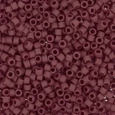 DB1584 Brown Opaque Frosted Matte, Size 11/0 Miyuki Delica Beads, 50 Grams DB1584 Brown Opaque Frosted Matte, Size 11/0 Miyuki Delica Beads, 50 Grams