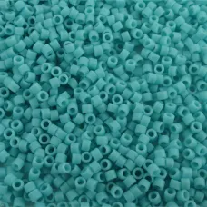 DB1586 Matted Opaque Sea Opal, Size 11/0 Miyuki Delica Beads, 50 Gram DB1586 Matted Opaque Sea Opal, Size 11/0 Miyuki Delica Beads, 50 Gram