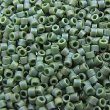 DB1594 Green Avocado Opaque AB Matte, Size 11/0 Miyuki Delica Beads, 50g approx.... DB1594 Green Avocado Opaque AB Matte, Size 11/0 Miyuki Delica Beads, 50g approx....