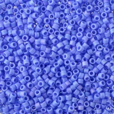 DB1597 Matted Opaque Cyan Blue AB, Size 11/0 Miyuki Delica Beads, 50 Gram DB1597 Matted Opaque Cyan Blue AB, Size 11/0 Miyuki Delica Beads, 50 Gram