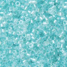 DB1672 Pearl Lined Glacier Blue AB, Size 11/0 Miyuki Delica Beads, 50 Grams DB1672 Pearl Lined Glacier Blue AB, Size 11/0 Miyuki Delica Beads, 50 Grams