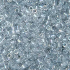 DB1677 Pearl Lined Transparent Pearl Grey AB, Size 11/0 Miyuki Delica Beads, 50 ... DB1677 Pearl Lined Transparent Pearl Grey AB, Size 11/0 Miyuki Delica Beads, 50 ...