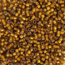 DB1681 Silver Lined Glazed Dark Saffron, Size 11/0 Miyuki Delica Beads, 50 Grams DB1681 Silver Lined Glazed Dark Saffron, Size 11/0 Miyuki Delica Beads, 50 Grams