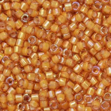 DB1778 White Lined Topaz AB, Size 11/0 Miyuki Delica Beads, 50gm bag DB1778 White Lined Topaz AB, Size 11/0 Miyuki Delica Beads, 50gm bag