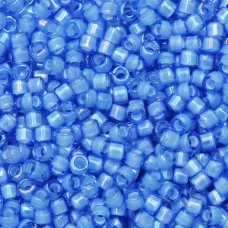 DB1784 White Lined Sapphire AB, Size 11/0 Miyuki Delica Beads, 50 Grams DB1784 White Lined Sapphire AB, Size 11/0 Miyuki Delica Beads, 50 Grams