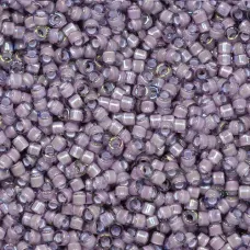 DB1789 White Lined Amethyst AB, Size 11/0 Miyuki Delica Beads, 50 Grams DB1789 White Lined Amethyst AB, Size 11/0 Miyuki Delica Beads, 50 Grams