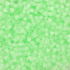 DB1858B Mint Green Silk Inside Dyed, Size 11/0 Miyuki Delica Beads, 50gm bag 