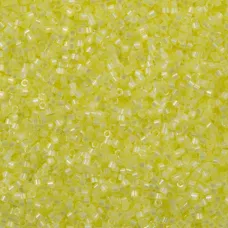 DB1873B Citron AB Silk Inside Dyed, Size 11/0 Miyuki Delica Beads, 50gm bag 