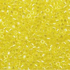 DB1886B Yellow Transparent Luster, Size 11/0 Miyuki Delica Beads, 50gm bag 