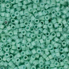 DB2125 Duracoat Opaque Dyed Turquoise Green, Size 11/0 Miyuki Delica Beads, 50gm... DB2125 Duracoat Opaque Dyed Turquoise Green, Size 11/0 Miyuki Delica Beads, 50gm...