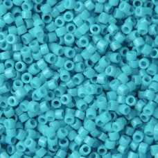 DB2130B Duracoat Opaque Dyed Turquoise Blue, Size 11/0 Miyuki Delica Beads, 50gm... DB2130B Duracoat Opaque Dyed Turquoise Blue, Size 11/0 Miyuki Delica Beads, 50gm...