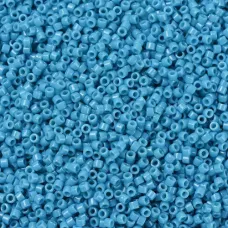 DB2133B Duracoat Opaque Dyed Capri Blue, Size 11/0 Miyuki Delica Beads, 50gm bag DB2133B Duracoat Opaque Dyed Capri Blue, Size 11/0 Miyuki Delica Beads, 50gm bag
