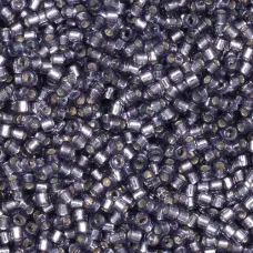 DB2167 Prussian Blue Silver Lined Dyed Duracoat Miyuki 11/0 Delica Beads, 50g ap...