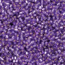 DB2168 Silver Lined Dyed Orchid 11/0 Duracoat Miyuki Delica Beads, 50gm DB2168 Silver Lined Dyed Orchid 11/0 Duracoat Miyuki Delica Beads, 50gm