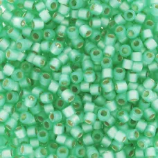 DB2188 Semi-Frosted Silver Lined Dyed Spearmint 11/0 Duracoat Miyuki Delica Bea...