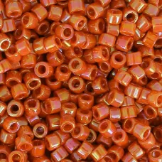 DB2274 Glazed Opaque Burnt Orange Size 11/0 Miyuki Delica Beads, 50gm bag DB2274 Glazed Opaque Burnt Orange Size 11/0 Miyuki Delica Beads, 50gm bag