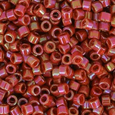 DB2275B Glazed Opaque Dark red Size 11/0 Miyuki Delica Beads, 50gm bag DB2275B Glazed Opaque Dark red Size 11/0 Miyuki Delica Beads, 50gm bag
