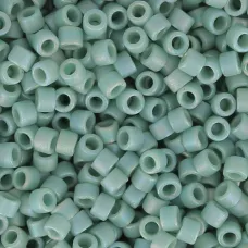 DB2313 Matte Opaque Glazed Sea Opal AB Size 11/0 Miyuki Delica Beads, 50gm bag DB2313 Matte Opaque Glazed Sea Opal AB Size 11/0 Miyuki Delica Beads, 50gm bag