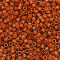 DB2352 Opaque Orange Rust Duracoat size 11/0 Miyuki Delica Beads, 50gm approx.. DB2352 Opaque Orange Rust Duracoat size 11/0 Miyuki Delica Beads, 50gm approx..