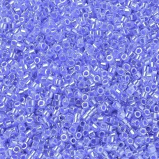 DB0240 Light Crystal Sapphire Ceylon Lined-Dye -240, Size 11/0 Miyuki Delica Bea...
