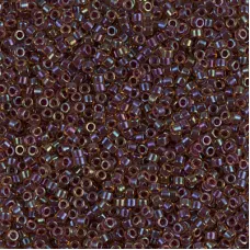DB0061 Wine AB Lined-Dyed, Size 11/0 Miyuki Delica Beads, 50gm bag DB0061 Wine AB Lined-Dyed, Size 11/0 Miyuki Delica Beads, 50gm bag