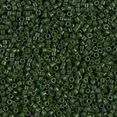 DB0663 Forest Green Opaque Dyed, Size 11/0 Miyuki Delica Beads, 50gm bag DB0663 Forest Green Opaque Dyed, Size 11/0 Miyuki Delica Beads, 50gm bag