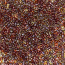 DB0990, Red Olive Mauve, Size 11/0 Miyuki Delica Beads, 50g wholesale pack DB0990, Red Olive Mauve, Size 11/0 Miyuki Delica Beads, 50g wholesale pack