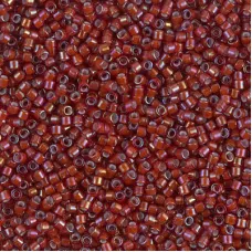 DB1781 White Lined Root Beer AB, Size 11/0 Miyuki Delica Beads, 50g Wholesale Pa... DB1781 White Lined Root Beer AB, Size 11/0 Miyuki Delica Beads, 50g Wholesale Pa...
