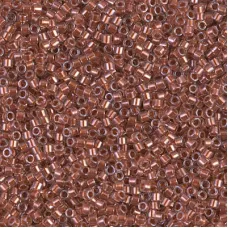 DB1704 Copper Pearl Lined Pink Mist, Size 11/0 Miyuki Delica Beads, 50g Wholesal... DB1704 Copper Pearl Lined Pink Mist, Size 11/0 Miyuki Delica Beads, 50g Wholesal...