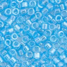 DB1229 Blue Ocean Transparent Luster, Size 11/0 Miyuki Delica Beads, 50g approx. DB1229 Blue Ocean Transparent Luster, Size 11/0 Miyuki Delica Beads, 50g approx.