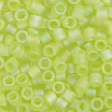 DB0860B Chartreuse AB Matte, Size 11/0 Miyuki Delica Beads, 50gm bag DB0860B Chartreuse AB Matte, Size 11/0 Miyuki Delica Beads, 50gm bag