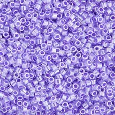 DB0249 Crystal Purple Ceylon Lined-Dyed, Size 11/0 Miyuki Delica Beads, 50gm bag DB0249 Crystal Purple Ceylon Lined-Dyed, Size 11/0 Miyuki Delica Beads, 50gm bag
