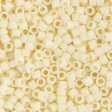 DB0762 Dark Cream Opaque, Size 11/0 Miyuki Delica Beads, 50gm bag