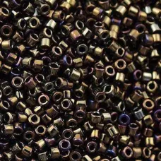 DB0007 Brown Iris, Size 11/0 Miyuki Delica Beads, 50gm bag DB0007 Brown Iris, Size 11/0 Miyuki Delica Beads, 50gm bag
