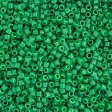 DB0655 Green Kelly Dyed, Size 11/0 Miyuki Delica Beads, 50gm bag DB0655 Green Kelly Dyed, Size 11/0 Miyuki Delica Beads, 50gm bag
