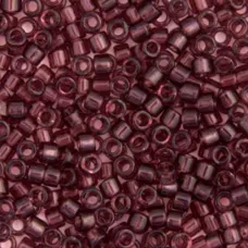 DB1104 Mauve Transparent, Size 11/0 Miyuki Delica Beads, 50gm bag DB1104 Mauve Transparent, Size 11/0 Miyuki Delica Beads, 50gm bag