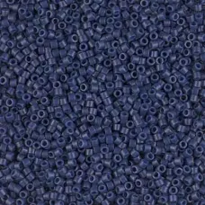 DB2143 Navy Blue Opaque Dyed Duracoat, Size 11/0 Miyuki Delica Beads, 50gm bag DB2143 Navy Blue Opaque Dyed Duracoat, Size 11/0 Miyuki Delica Beads, 50gm bag